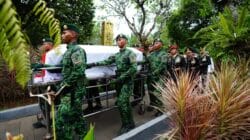 Panglima TNI Hadiri Upacara Pemakaman Jenderal TNI (Purn) Ryamizard Ryacudu