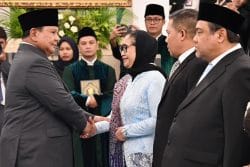 Panglima TNI Hadiri Pelantikan Kepala BGN serta Penasihat Khusus Presiden