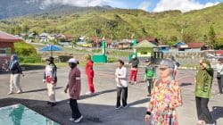 Kodim 1714/Puncak Jaya Laksanakan Kegiatan Jumat Sehat