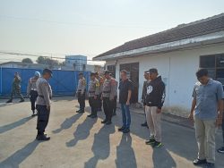 Polsek Cikupa Amankan Aksi Buruh PT Doga Group Internasional, Situasi Tetap Kondusif