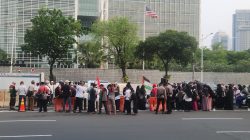 Aksi Ke-51 AWG Guncang Depan Kedubes AS, Soroti 1.000 Hari Konflik Gaza dan Nasib Anak Palestina