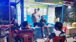Bhabinkamtibmas Polsek Cikupa Ronda Siskamling Bersama Warga, Perkuat Keamanan Lingkungan