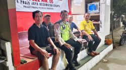 Bhabinkamtibmas Desa Pasir Jaya Sambangi Pos Kamling, Perkuat Sinergi Warga Jaga Keamanan Lingkungan
