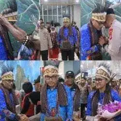 Kapolda Papua Barat Daya Tiba di Bandara Deo Sorong, Disambut Hangat Forkopimda dan Jajaran Polda
