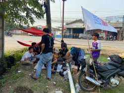 Unjuk Rasa Buruh PT Doga Group Internasional Berjalan Tertib, Polsek Cikupa Kedepankan Dialog Humanis
