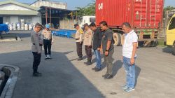 Kanit Samapta Polsek Cikupa Pimpin Apel Pengamanan Aksi Buruh PT Doga Group Internasional, Tekankan Pendekatan Humanis