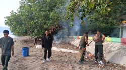Jaga Keindahan Wisata, Kodim 1505/Tidore Bersihkan Pantai Jaga Keindahan Wisata, Kodim 1505/Tidore Bersihkan Pantai