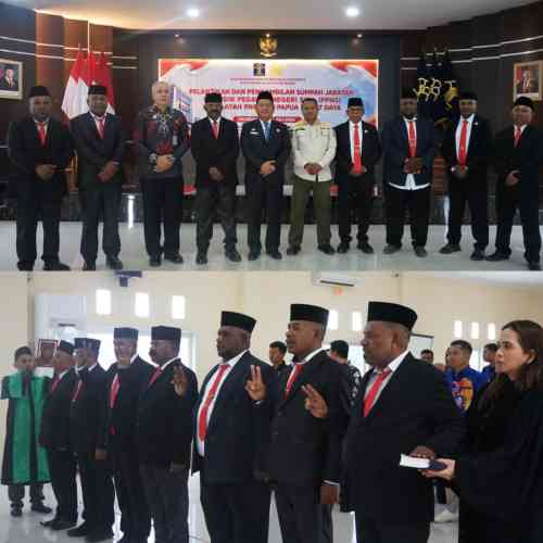 Tujuh PPNS Satpol PP Papua Barat Daya Dilantik Tujuh PPNS Satpol PP Papua Barat Daya Dilantik