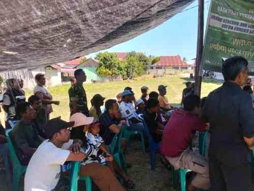 Sepak Bola Menyatukan Kebersamaan, Kodim 1505/Tidore Nobar Piala Dunia Bersama Warga