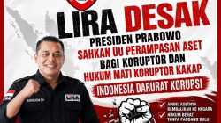 LSM LIRA Desak Presiden Prabowo Sahkan UU Perampasan Aset, Korupsi Disebut Sudah Masuk Fase Darurat