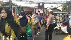 Personel Lantas Polsek Cikupa Laksanakan PECAK Sore Hari, Wujudkan Arus Lalu Lintas Aman dan Lancar