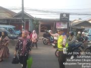 Personel Lantas Polsek Cikupa Laksanakan PECAK Sore Hari, Wujudkan Arus Lalu Lintas Aman dan Lancar