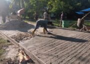 Pengecoran Jalan TMMD Ke-129 Kodim 1807/Sorsel Rampung 100%, Wujud Nyata Pengabdian TNI untuk Masyarakat