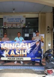 Polsek Cikupa Laksanakan Pengamanan Ibadah Minggu Kasih, Pastikan Jemaat Beribadah Aman dan Nyama