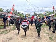 Ratusan Pelayat Antar Kepergian Pratu Galu Nugraha, Upacara Pemakaman Militer Digelar Penuh Khidmat di Aceh Timur