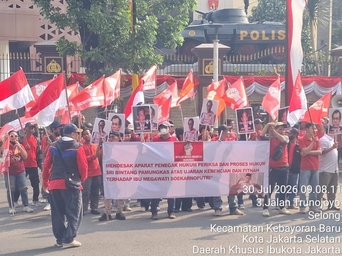 BARKINDO Datangi Baharkam Mabes Polri, Desak Dugaan Fitnah terhadap Megawati Diproses Secara Hukum