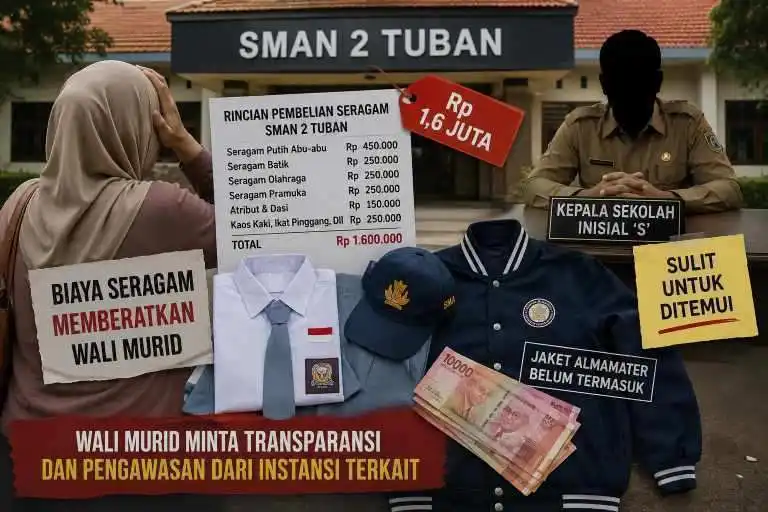 Pembelian Seragam di SMAN 2 Tuban Tuai Protes, Wali Murid Minta Penjelasan Terbuka