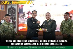 Wujud Dukungan dan Sinergitas, Dandim 0906/Kkr Bersama Forkopimda Semarakkan Hari Bhayangkara Ke-80 Wujud Dukungan dan Sinergitas, Dandim 0906/Kkr Bersama Forkopimda Semarakkan Hari Bhayangkara Ke-80