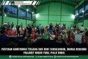 Pastikan Kamtibmas Terjaga dan Hobi Tersalurkan, Warga Bersama Prajurit Nobar Final Piala Dunia