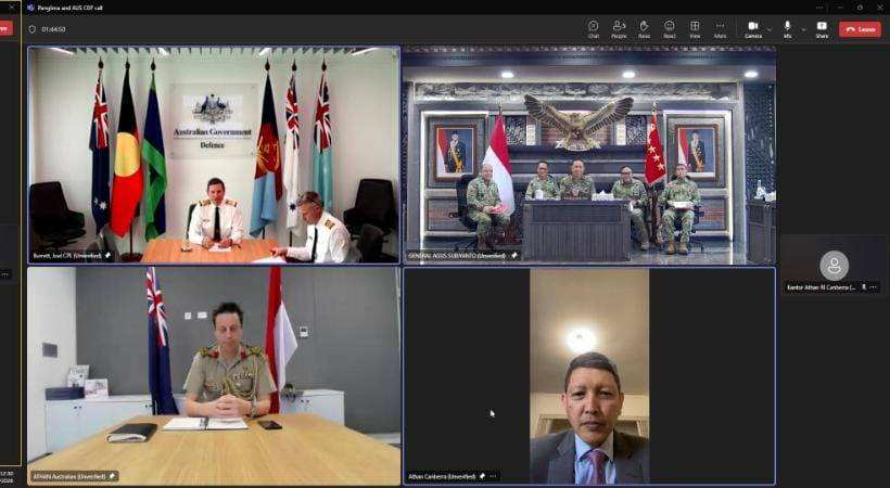 VTC Panglima TNI-CDF ADF Menjadi Momentum Perkuat Kerja Sama Bilateral Indonesia-Australia