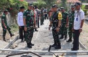 Ditinjau Tim Wasev Ster TNI, Pelaksanaan TMMD 129 di Kesongo Bojonegoro Panen Pujian