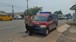 Polsek Cikupa Gelar Patroli Public Address, Edukasi Pencegahan Karhutla kepada Masyarakat
