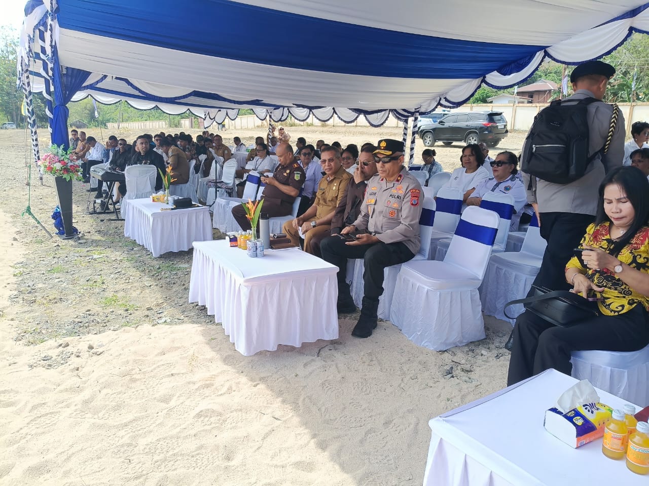 Peletakan Batu Pertama Pusat Pelatihan dan Pembinaan GKI di Tanah Papua Digelar di Tanjung Saoka