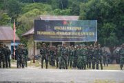Penutupan TMMD Ke-129 TA 2026 di Kampung Sesor Resmi Ditutup Danrem 181/PVT