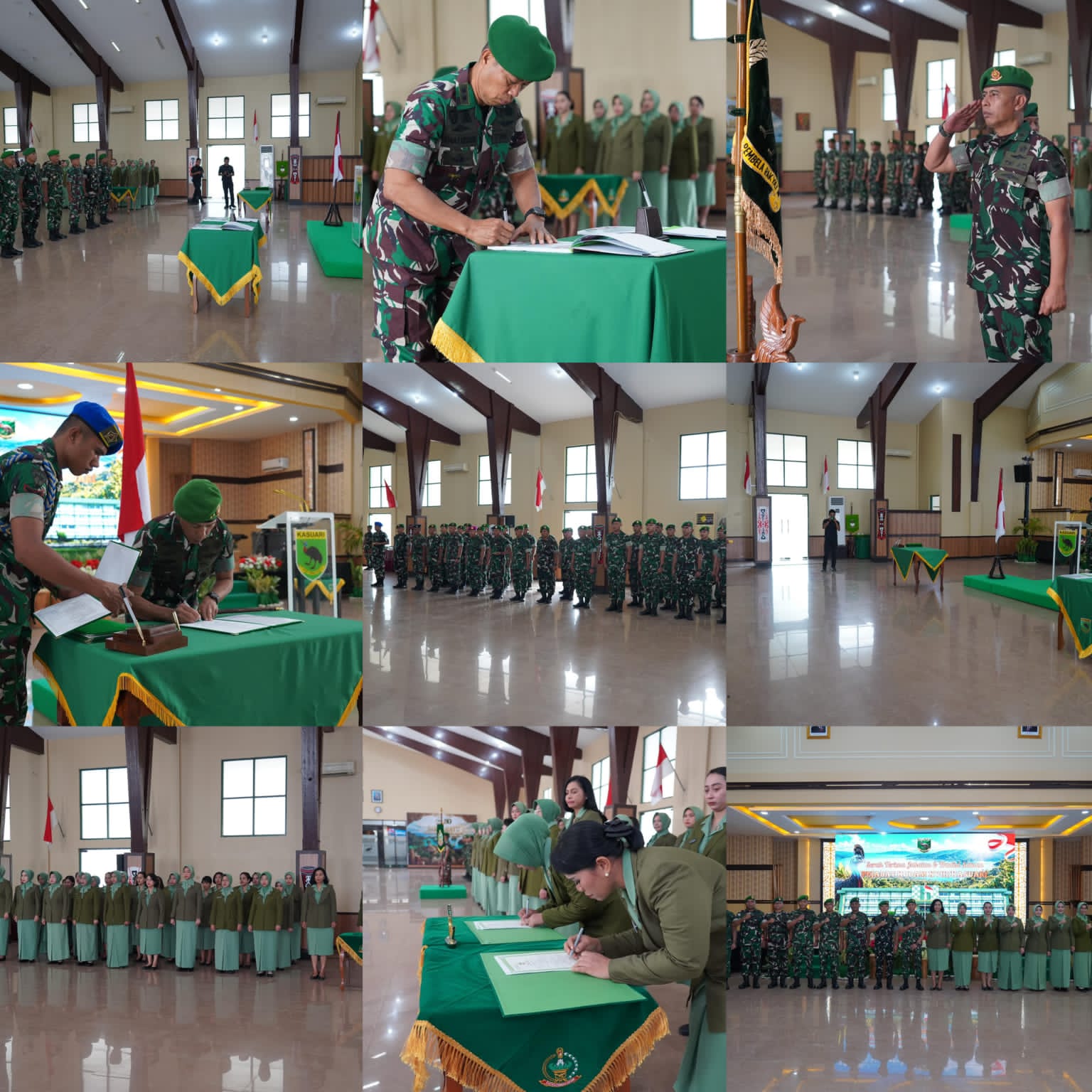 Sertijab dan Tradisi Satuan, Kodam XVIII/Kasuari Perkuat Kepemimpinan dan Soliditas Keluarga Besar TNI AD Sertijab dan Tradisi Satuan, Kodam XVIII/Kasuari Perkuat Kepemimpinan dan Soliditas Keluarga Besar TNI AD