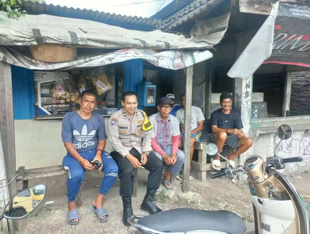 Bhabinkamtibmas Pasir Gadung Gelar Warbin, Serap Aspirasi dan Informasi Warga