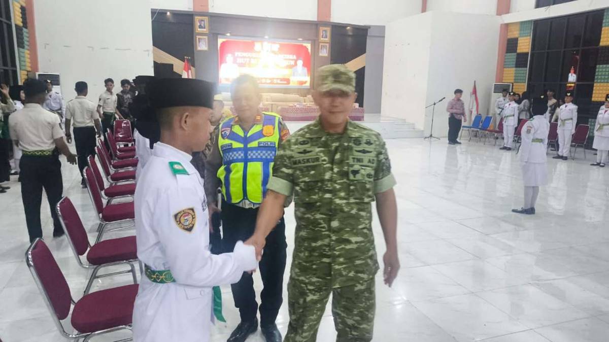 IPTU Udi Muhdi Hadiri Pengukuhan Paskibra Cikupa, Dorong Generasi Muda Junjung Nasionalisme