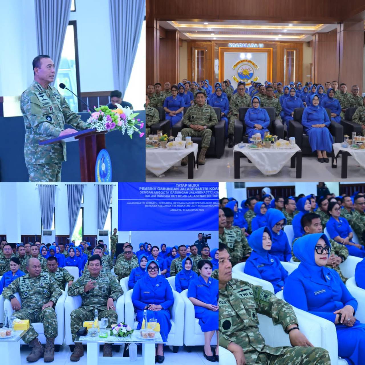 Rangkaian HUT Jalasenastri, Koarmada III Ikuti Pengarahan Pangkoarmada RI Secara Virtual