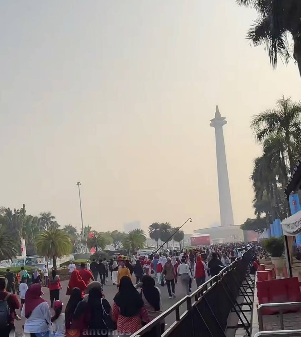 929 Personel Ikuti Kirab HUT Ke-81 Kemerdekaan RI, Prosesi dari Monas ke Istana Negara Berjalan Lancar