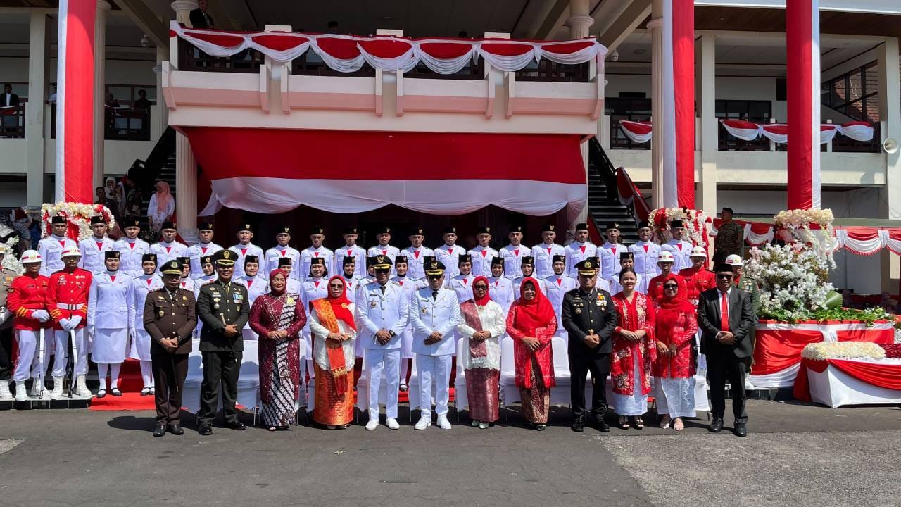 Jaga Semangat Juang Pahlawan, Dandim 1505/Tidore Hadiri Upacara HUT ke-81 RI