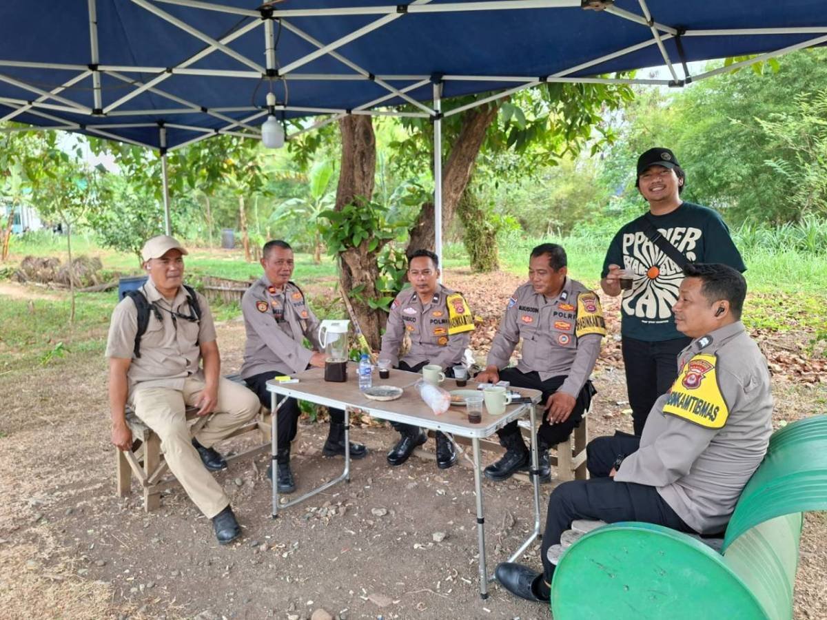 Polsek Cikupa Amankan Kunjungan Kerja Wamen Perumahan Fahri Hamzah ke PT Harapan Interaksi Swadaya