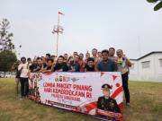 Meriahkan HUT RI ke-81, Polsek Cikupa Gelar Lomba Panjat Pinang Bersama Warga