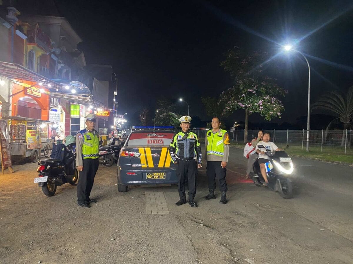 Polsek Cikupa Gelar Ops Cipkon KRYD, Kanit Lantas IPTU Udi Muhdi Pimpin Patroli Mobile