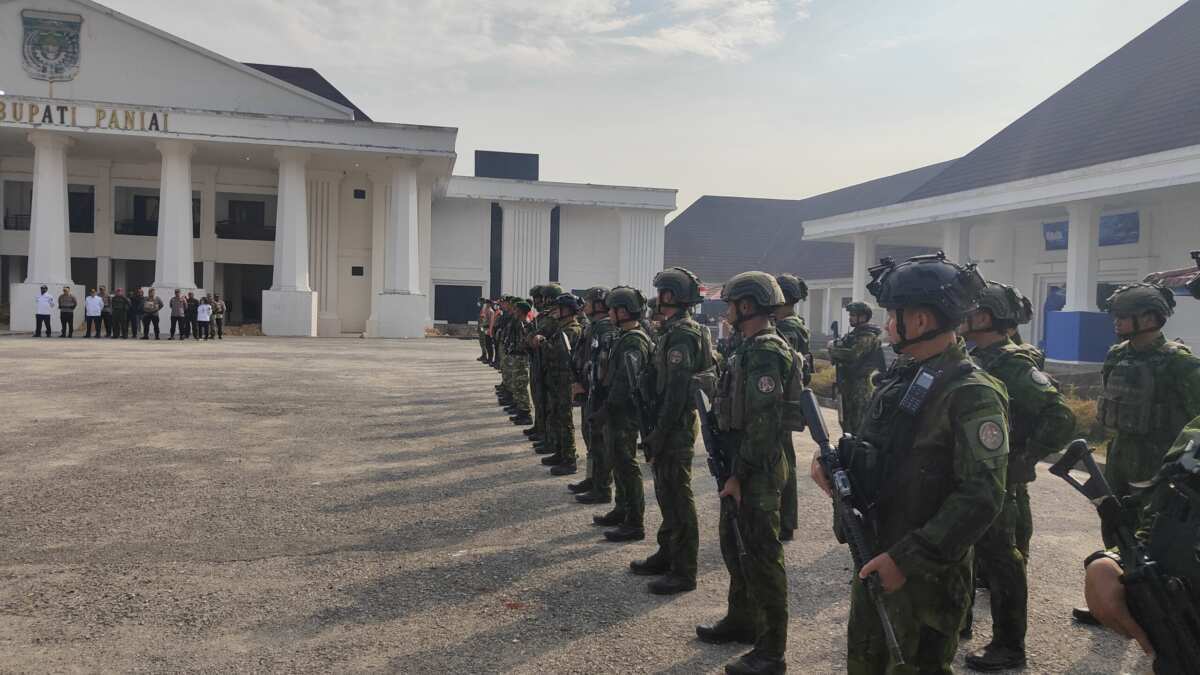 Bersama Unsur Forkopimda, Satgas Yonif 2 Marinir Siap Mendukung Penanganan Bencana di Kabupaten Paniai