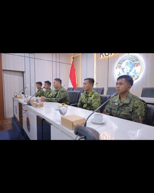 Pangkoarmada III Ikuti Vicon Tasyakuran HUT Ke-74 Penyelam TNI AL