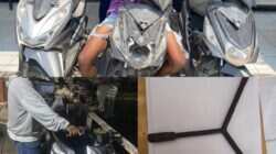 Team Elang Polsek Sorong Barat Tangkap Terduga Pelaku Curanmor, Sejumlah Motor Diamankan