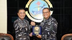 Kodaeral XIV Sorong Menerima Kunjungan Kerja Panglima Koarmada RI