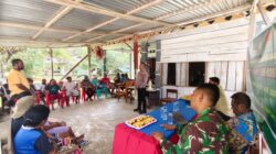TMMD Ke-129 Gelar Penyuluhan Wasbang dan Hukum, Tanamkan Kesadaran Berbangsa serta Taat Aturan di Kampung Sesor