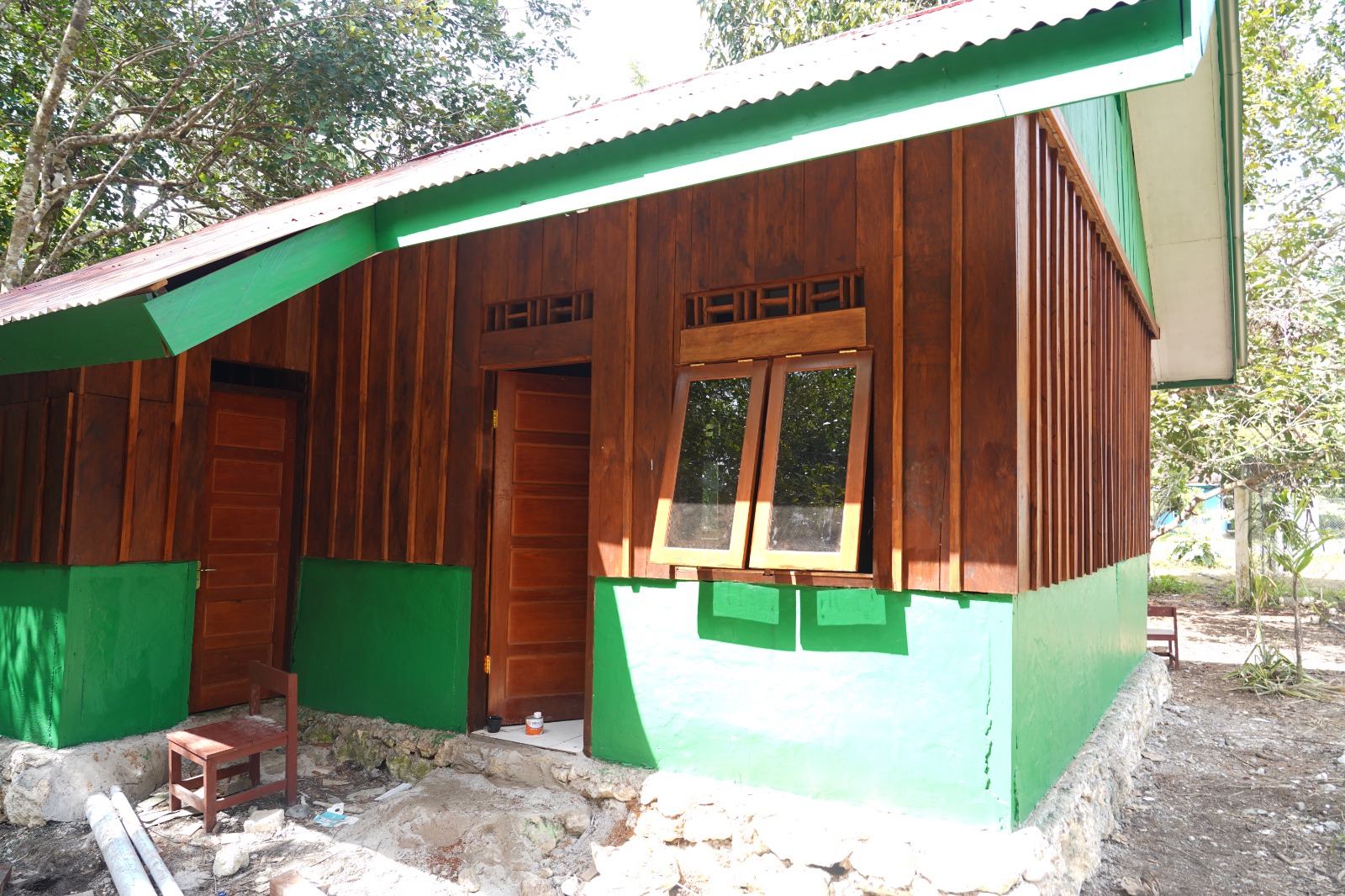 Rumah Impian Warga Kampung Sesor Rampung 100 Persen, Bukti Nyata TMMD Ke-129 Kodim 1807/Sorsel Rumah Impian Warga Kampung Sesor Rampung 100 Persen, Bukti Nyata TMMD Ke-129 Kodim 1807/Sorsel