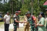Danrem 181/PVT Bersama Forkopimda Tinjau Hasil TMMD Ke-129, Pastikan Pembangunan di Kampung Sesor Berikan Manfaat Nyata