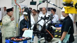 Panglima TNI Hadiri  Peluncurkan Motor Listrik Nasional oleh Presiden RI