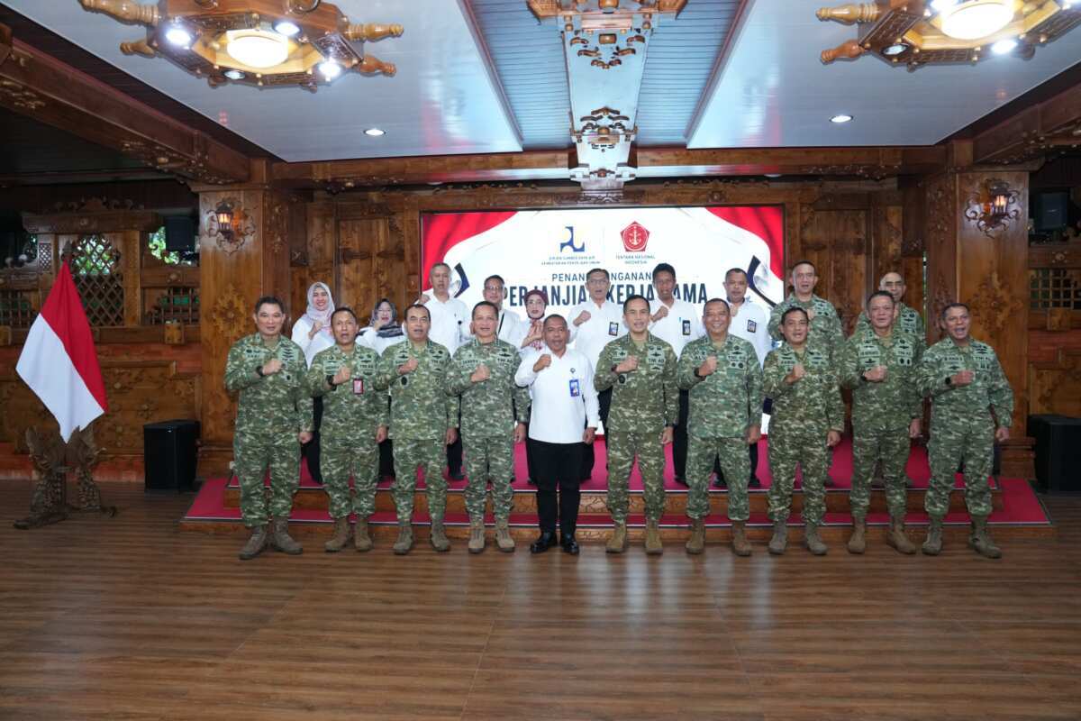 TNI-Kementerian PU Perkuat Sinergi Pengelolaan Sumber Daya Air