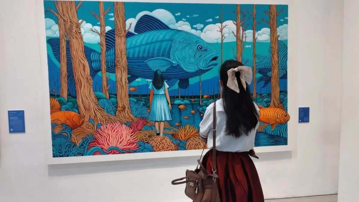 Pesan Lingkungan melalui Seni di Pameran Art for Peace and a Better Future