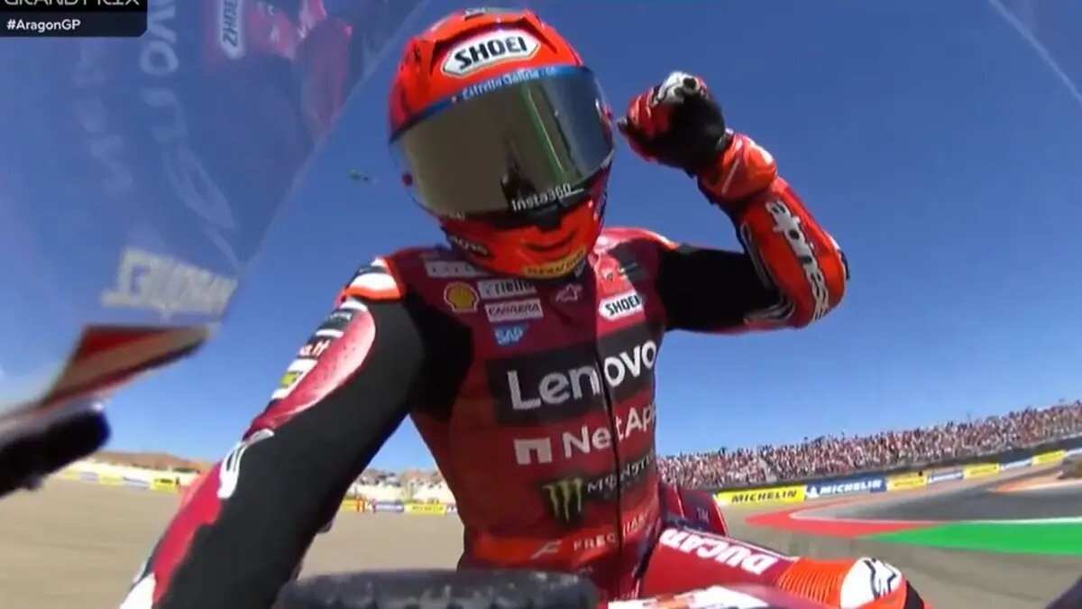 Marc Marquez Menang di MotoGP Aragon 2026 dengan Pertarungan Ketat