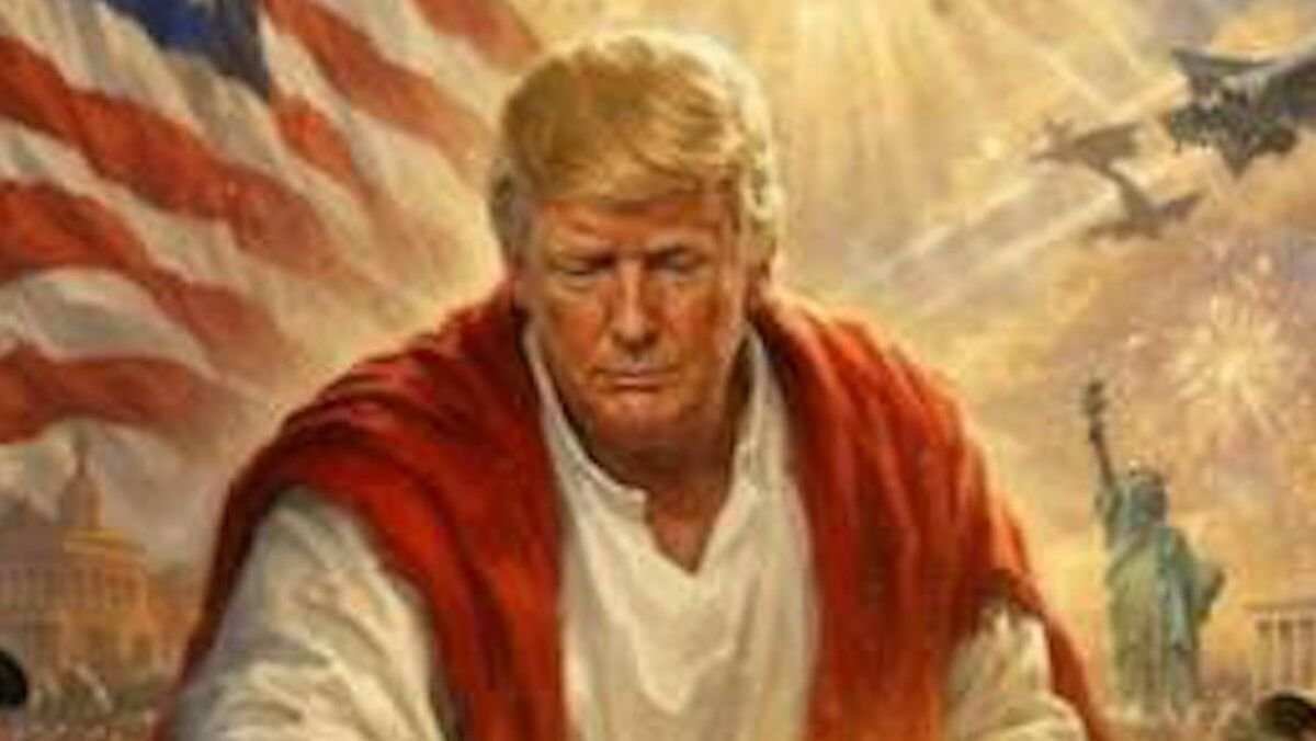 Motif di Balik Unggahan Foto AI Trump dan George Washington