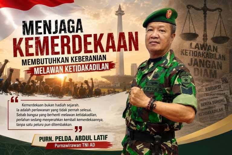 Abdul Latif: Kemerdekaan Harus Dijaga dengan Akal Merdeka, Nurani Teguh, dan Keberanian Melawan Ketidakadilan